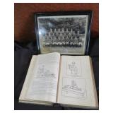 1935 FORT DEVENS FINANCE RESERVE OFFICERS & BOOK