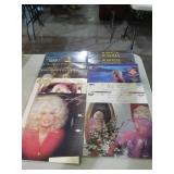 10 DOLLY PARTON ALBUMS (1) OPENED & BOOK