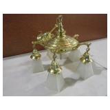 BEAUTIFUL BRASS CHANDELIER