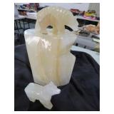 ALABASTER ICEBERG AND (2) BEARS