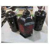 (3) BOHEMIAN LANTERNS