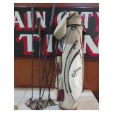 CALLAWAY GOLF CLUBS AND GOLF BAG
