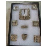 COLLECTION OF SUPER WESTERN BELT BUCKLES
