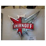 LIGHTED NEON ADV. SMIRNOFF SIGN