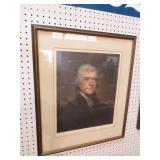 FRAMED THOMAS JEFFERSON PRINT