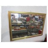 GOLD FRAMED WALL MIRROR