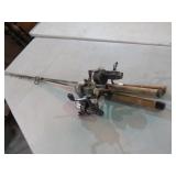 COLLECTION FISHING RODS AND REELS