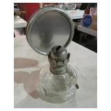VINTAGE OIL LAMP WITH REFLECTOR