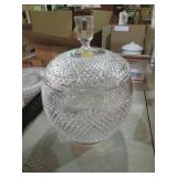 BEAUTIFUL CRYSTAL BOWL WITH LID