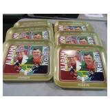 (6)  METAL COCA COLA  ADVERTISEMENT TRAYS