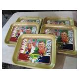 (5) VINTAGE COCA COLA METAL SERVING TRAYS