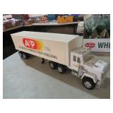 A&P METAL TRACTOR TRAILER WITH PLASTIC TRAILER