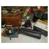 BAZOOKA SPEAKER, (24) LIGHT BULBS & LEATHER CASE