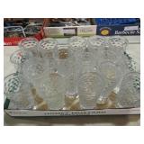 COLLECTION OF CLEAR ICE TEA GLASSES