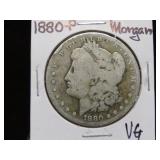1880 P MORGAN SILVER DOLLAR 90% VG