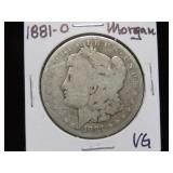 1881 O MORGAN SILVER DOLLAR 90% VG