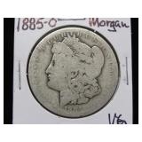 1885 O MORGAN SILVER DOLLAR 90% VG