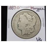 1887 O MORGAN SILVER DOLLAR 90% VG