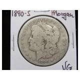 1890 S MORGAN SILVER DOLLAR 90% VG