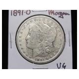 1891 O MORGAN SILVER DOLLAR 90% VG
