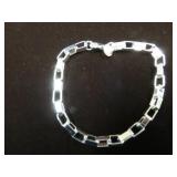 LADIES 925 SILVER LINK DESIGN BRACELET