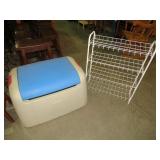 RUBBER MADE STEP 2 PLAY CHEST & METAL RACK