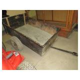 METAL SINGLE AXLE UTILITY YARD TRAILER