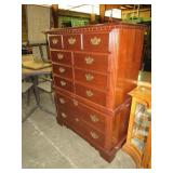 CHERRY BROYHILL 6 DRAWER HIGHBOY CHEST
