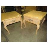(2X) THOMASVILLE 1 DRAWER END TABLES