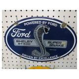 PORCELAIN FORD SHELBY GT 500 ADV SIGN 1967
