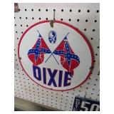 PORCELAIN 12" DIXIE ADV SIGN
