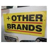 METAL OTHER BRANDS ADV SIGN