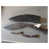 KUKRI WITH TWO SMALLER KUKRI