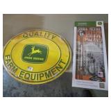 (2) JOHN DEERE ADVERTISING PIECES