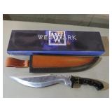 16" LONG WESTMARK FIXED BLADE KNIFE, MINT IN BOX