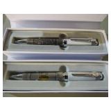 PAIR OF EASTERN STAR PENS IN GIFT BOXES