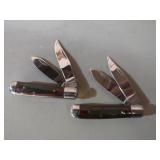 PAIR OF USA MADE, SCOTT CUTLERY, 2 BLADE KNIVES
