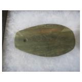 4" LONG BANDED SLATE PENDANT