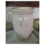 #4 INDIAN HEAD CROCK CHURN HAS CRACK