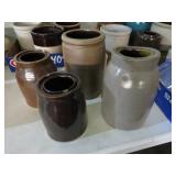 COLLECTION OF (4) CANNING CROCKS