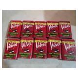 10 VELVET METAL TABACCO TINS
