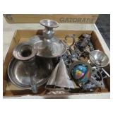COLLECTION OF PEWTER & MISC. ITEMS