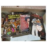 BOX OF VINTAGE ELVIS ITEMS, COLLECTION NEWS PAPER