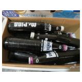 BOX OF VINTAGE MR. PIBB & FANTA DRINK BOTTLES