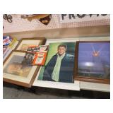 COLLECTION OF ELVIS PRINTS & RECORDS