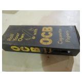 VINTAGE METAL BOX OF OCB CIG. PAPERS