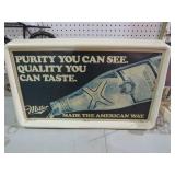 LIGHTED MILLER BEER SIGN NEEDS BULB