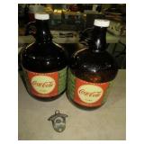 COKE JUGS & OLD OPENER