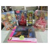 COLLECTION OF BARBIES & MIDGE