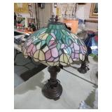 LEADED GLASS TABLE LAMP